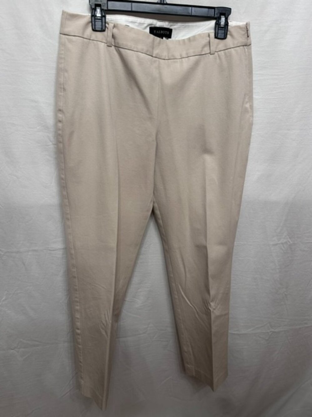 Talbots Heritage Women's Pants Size 12 Beige/Tan Classic Straight Leg